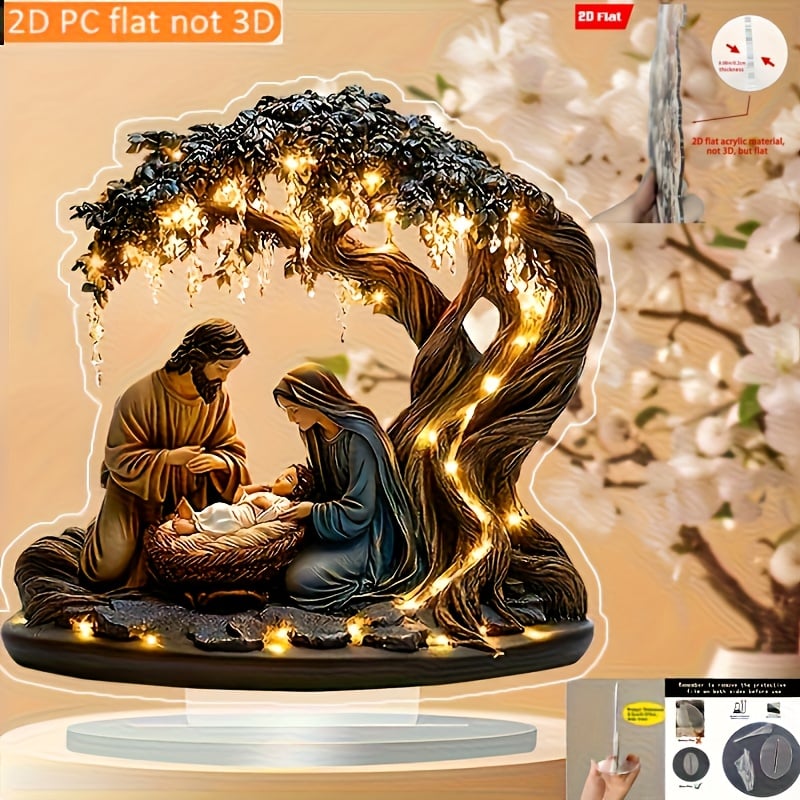 Buy 2 Get 1 Free🎄🎁Christmas Nativity Scene Decorative Figurine