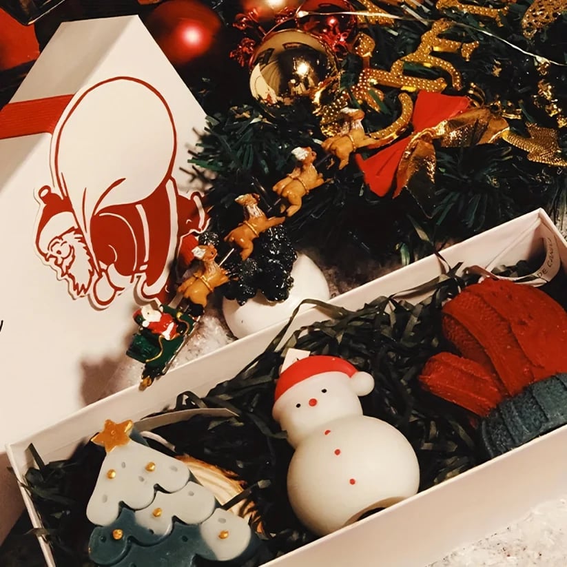 🎅Christmas three-piece scented candle gift set🦌💋