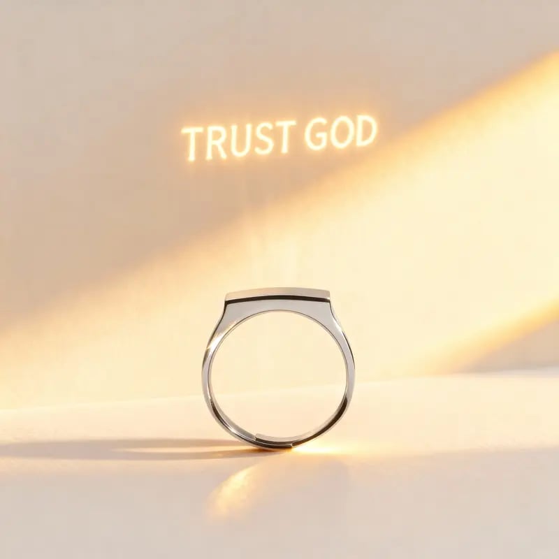 💋Last Day Promotion 49% OFF - ✝️Faith Shining Ring