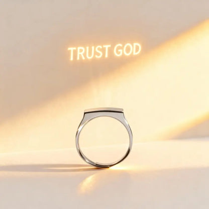 💋Last Day Promotion 49% OFF - ✝️Faith Shining Ring