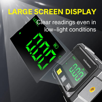 💋 4-Side Magnetic Digital Angle Gauge with Laser