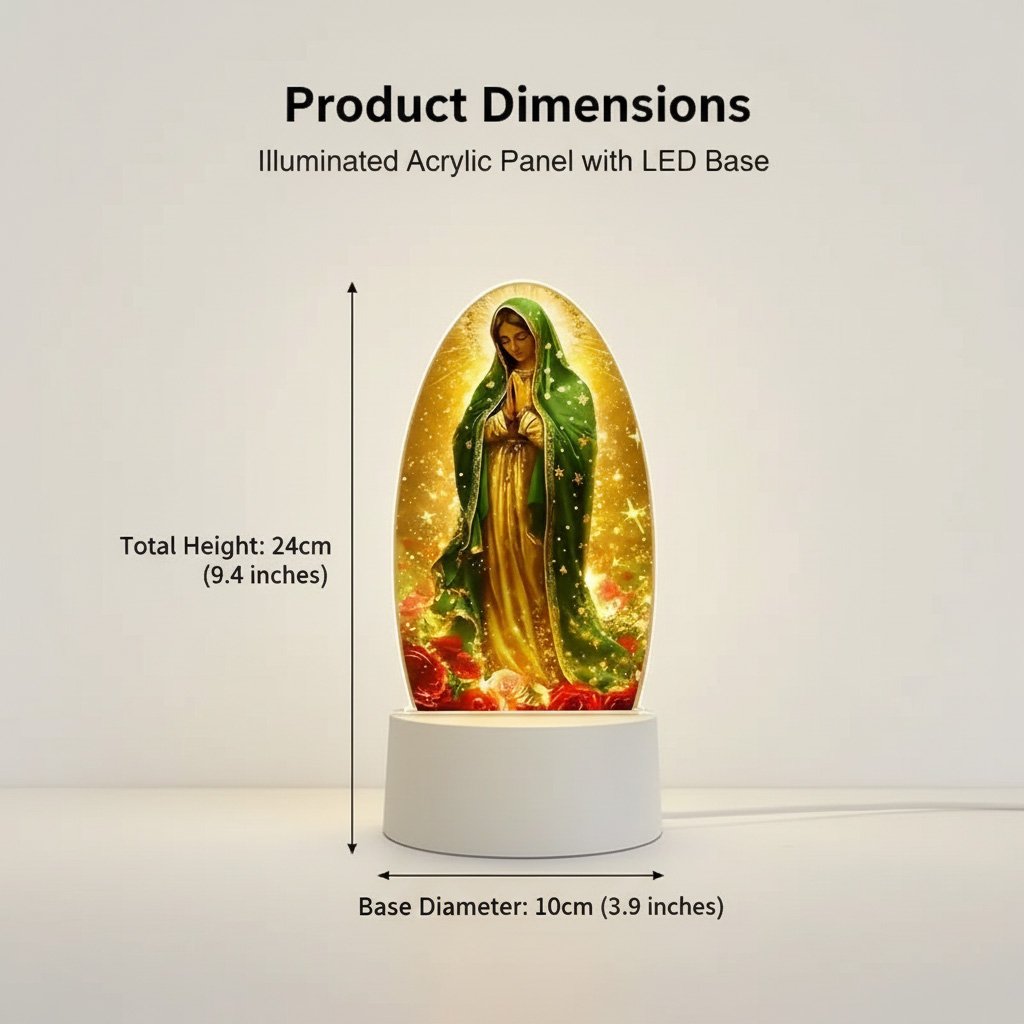 🕊️💋Divine Radiance: Our Lady of Guadalupe Light