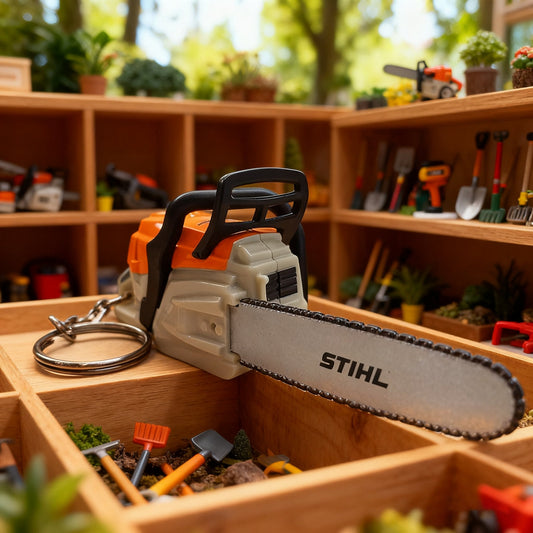 💋Chainsaw Keychain | Functional Cutting Key Ring