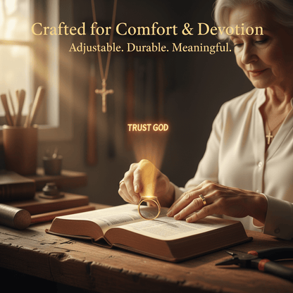 💋Last Day Promotion 49% OFF - ✝️Faith Shining Ring