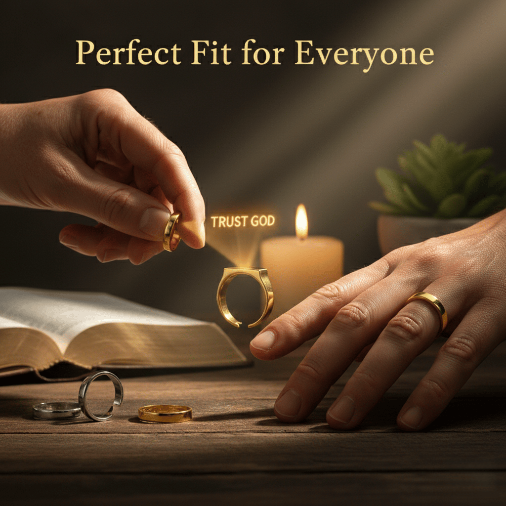 💋Last Day Promotion 49% OFF - ✝️Faith Shining Ring