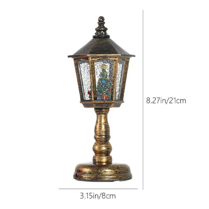 🏆🎄Christmas Snow Night Light with Music Luminous Decoration Lamp