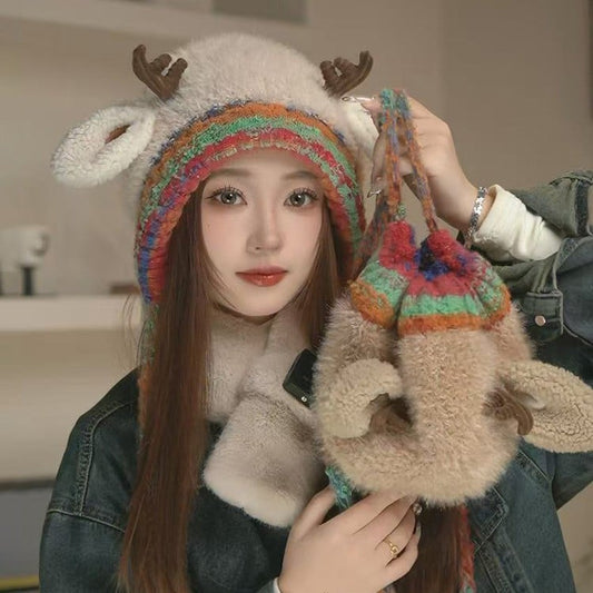 🏆Original Festive Christmas Antler Hat
