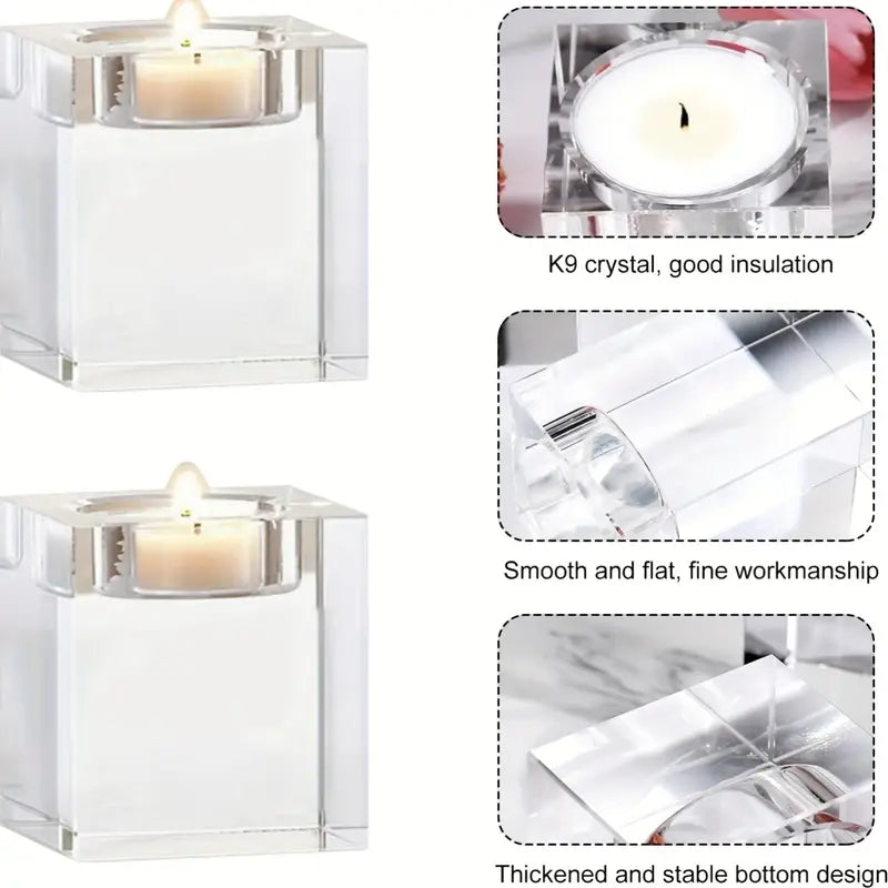 👦🏻👱🏻‍♀️Personalized 3D Photo Crystal Candle Holder🙎🏼‍♀️👧🏻💋