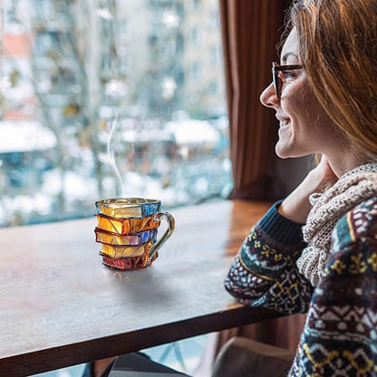 💋Christmas Limited Sale 49% OFF!!📚3D Painted Book Mug🍵