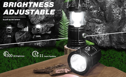 Collapsible LED Camping Lanterns Lightweight Waterproof Solar 💋