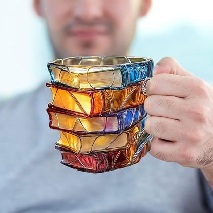 💋Christmas Limited Sale 49% OFF!!📚3D Painted Book Mug🍵