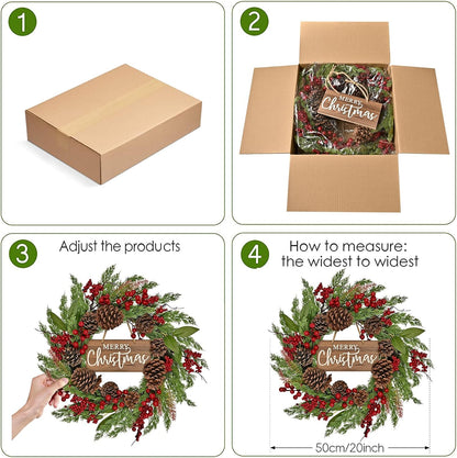 🎄20 Inch Christmas Wreath