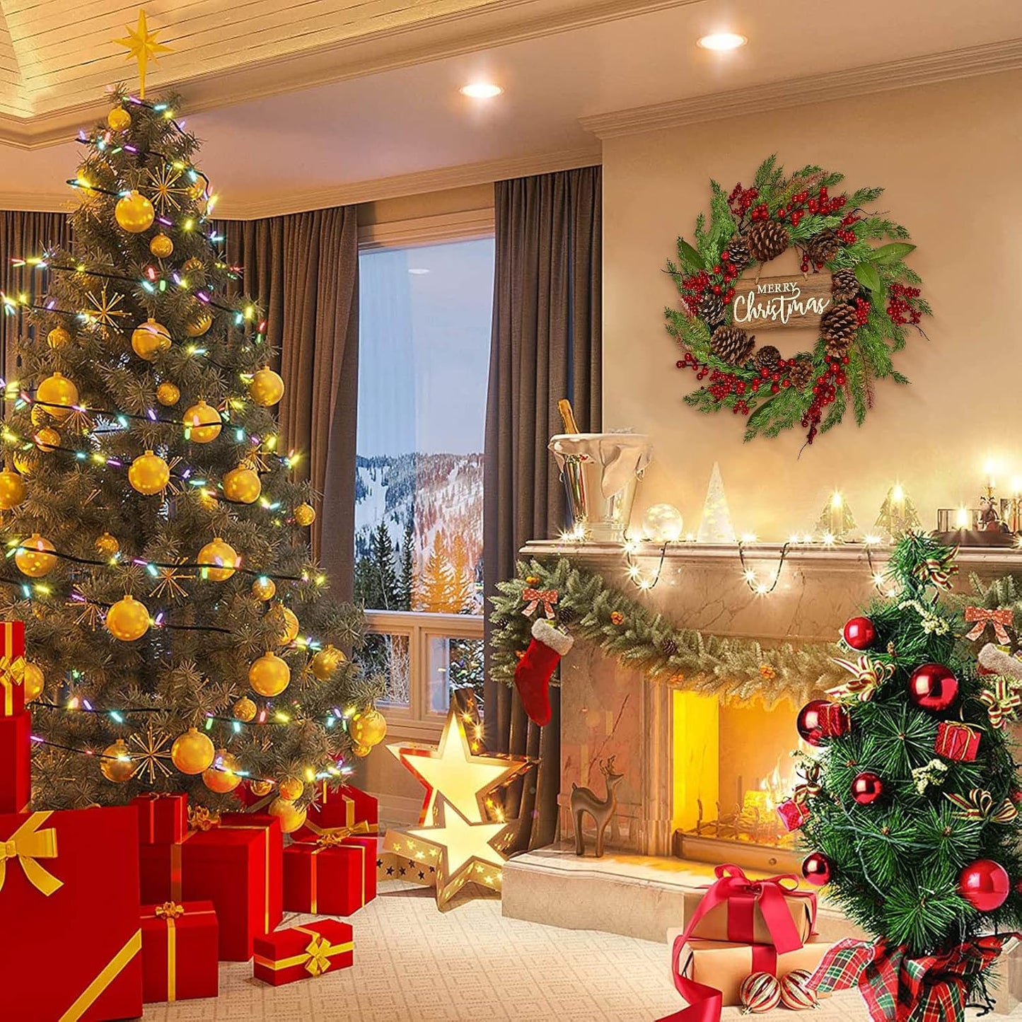 🎄20 Inch Christmas Wreath