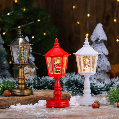 🏆🎄Christmas Snow Night Light with Music Luminous Decoration Lamp
