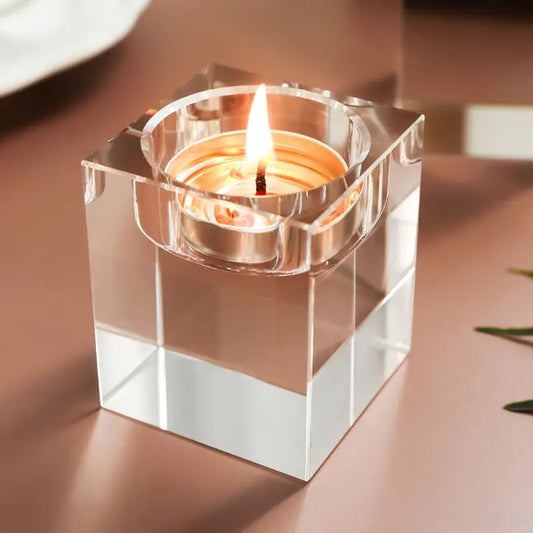 👦🏻👱🏻‍♀️Personalized 3D Photo Crystal Candle Holder🙎🏼‍♀️👧🏻💋