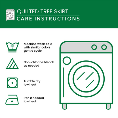 🔥Blessed Manger Christmas Quilted Tree Skirt