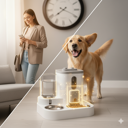 🏆👍2 in 1 Pet Feeder