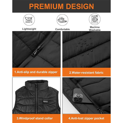 Waterproof Unisex Heated Vest ✨️