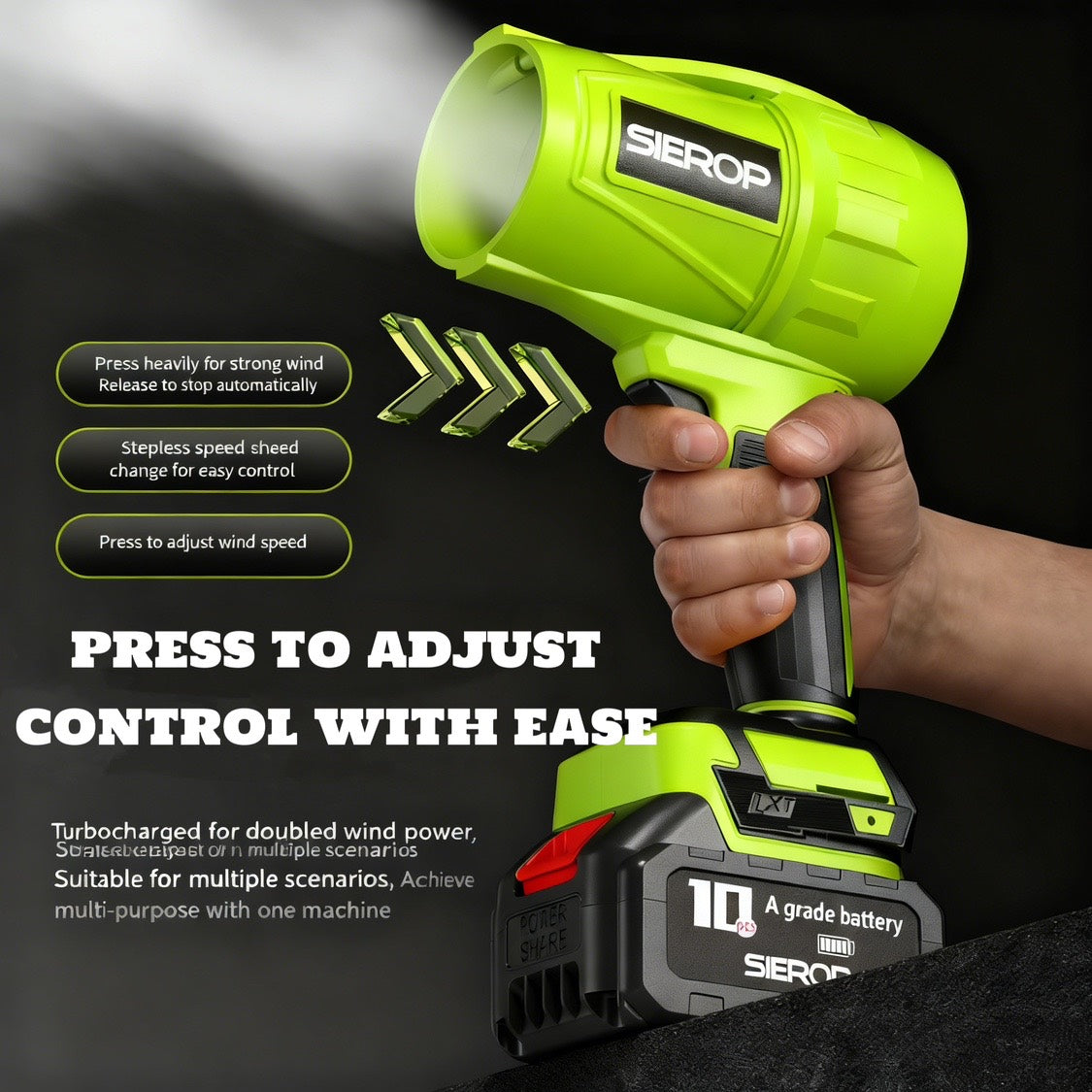 Turbo Jet Fan Leaf Blower ✨