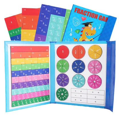 💋Montessori Magnetic Book Fraction Puzzle