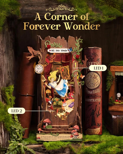 Alice In Wonderland Inspired Book Nook Kit ✨️