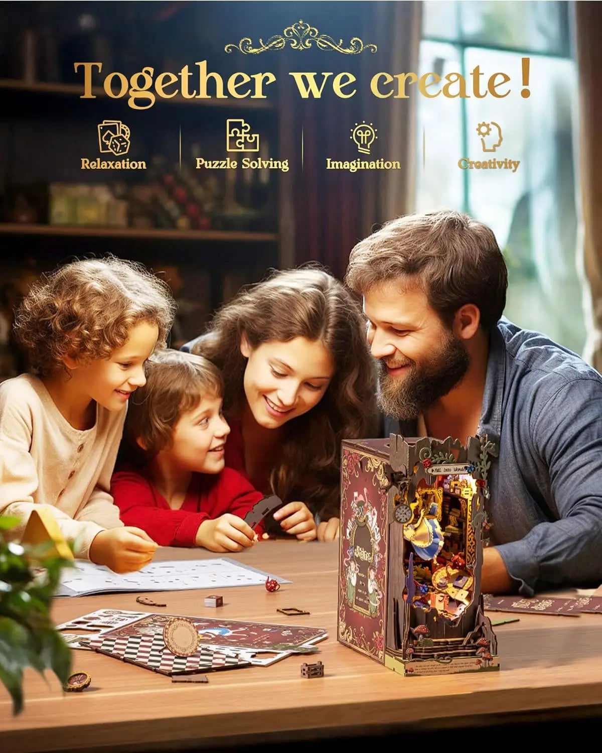 Alice In Wonderland Inspired Book Nook Kit ✨️