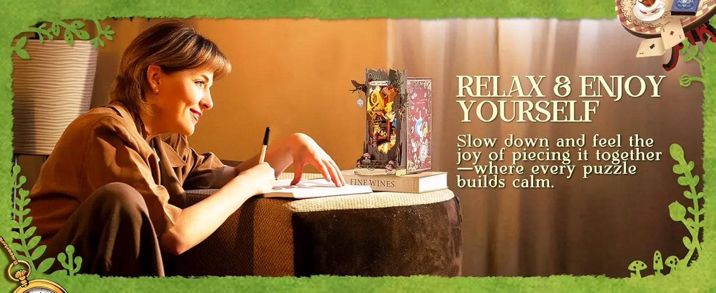 Alice In Wonderland Inspired Book Nook Kit ✨️