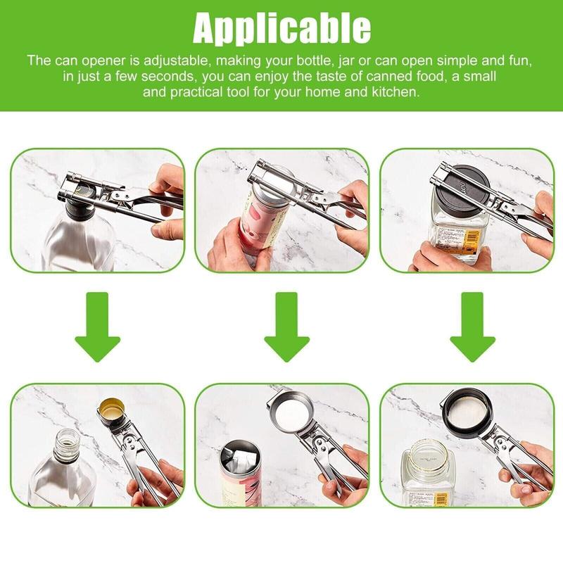 Adjustable Stainless Steel Jar Opener ✨