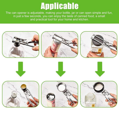 Adjustable Stainless Steel Jar Opener ✨