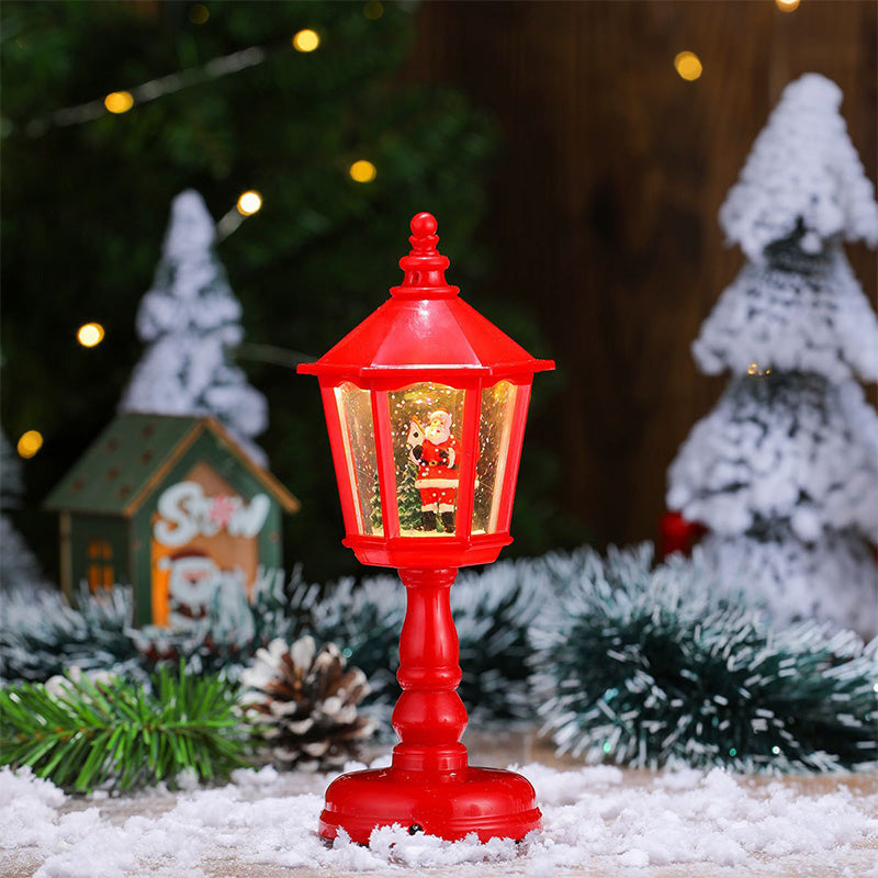 🏆🎄Christmas Snow Night Light with Music Luminous Decoration Lamp