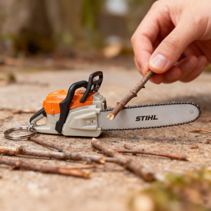 💋Chainsaw Keychain | Functional Cutting Key Ring