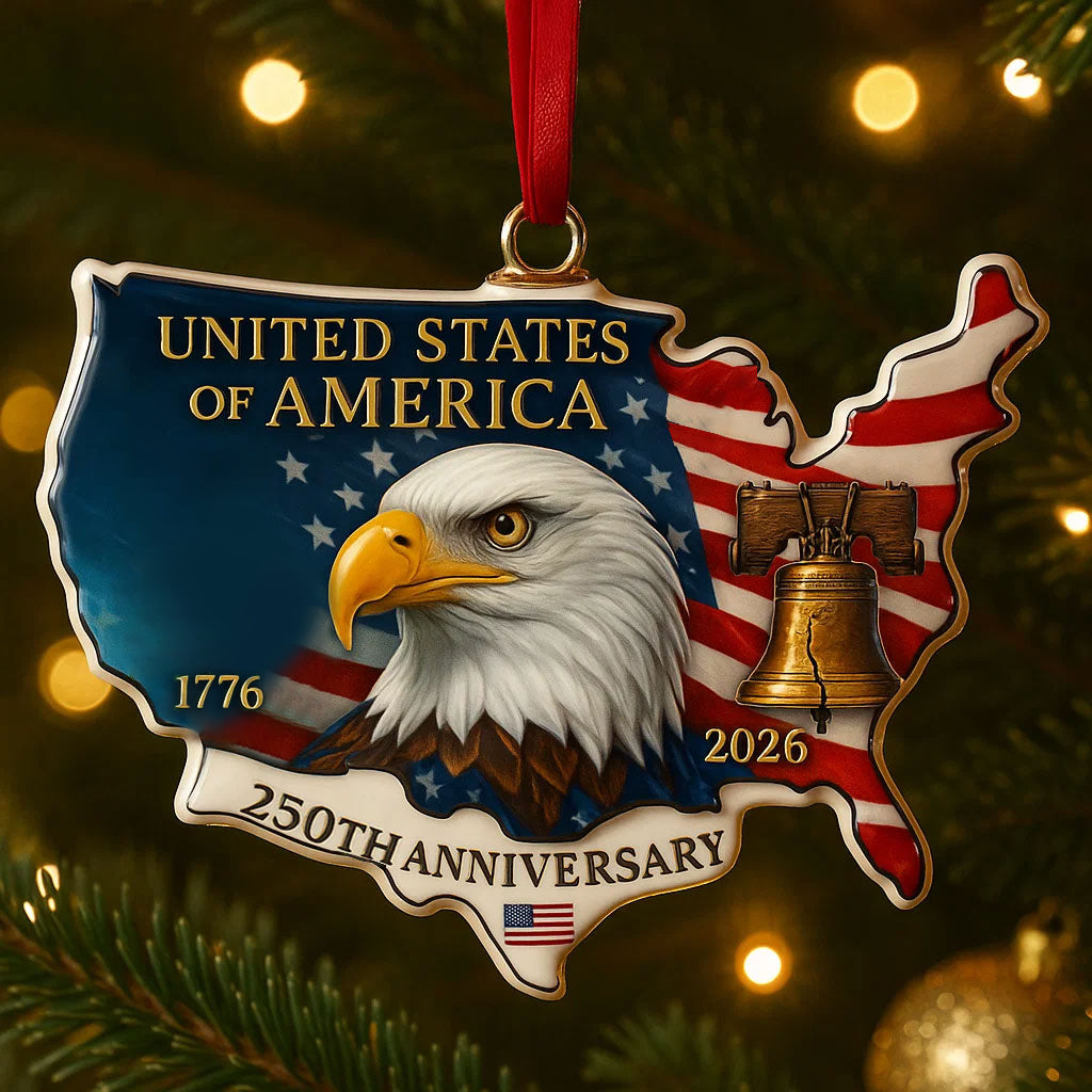 🦅 United States 250th Anniversary Ornament ✨️