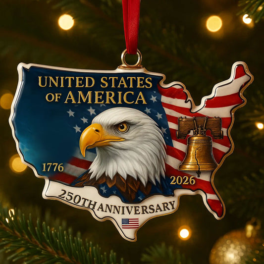 🦅 United States 250th Anniversary Ornament ✨️