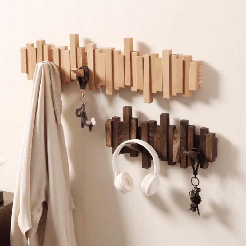 🏆👍Handmade Wooden Coat Rack