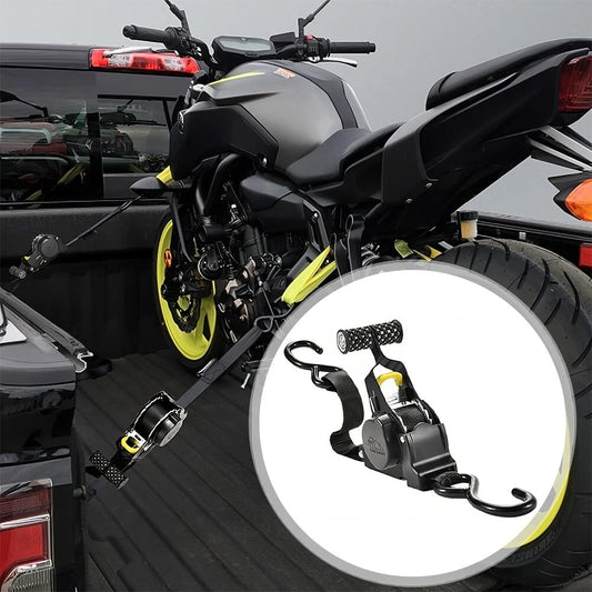 🏆 Pro Reinforced Heavy-Duty Auto-Retractable Ratchet Straps(Buy 2 Get Free Shipping)