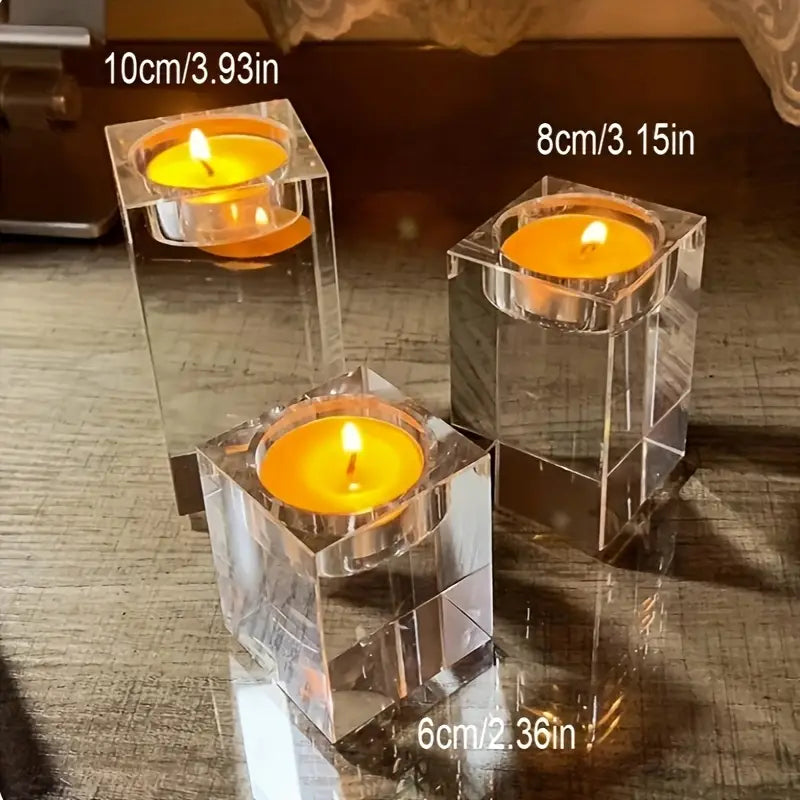 👦🏻👱🏻‍♀️Personalized 3D Photo Crystal Candle Holder🙎🏼‍♀️👧🏻💋