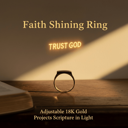 💋Last Day Promotion 49% OFF - ✝️Faith Shining Ring