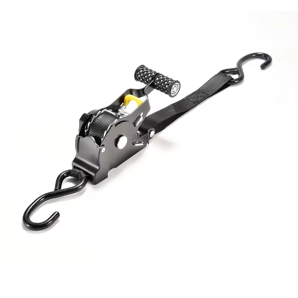 🏆 Pro Reinforced Heavy-Duty Auto-Retractable Ratchet Straps(Buy 2 Get Free Shipping)