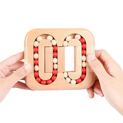 🏆Rotating Magic Bean Fingertip Toy Wood Puzzles