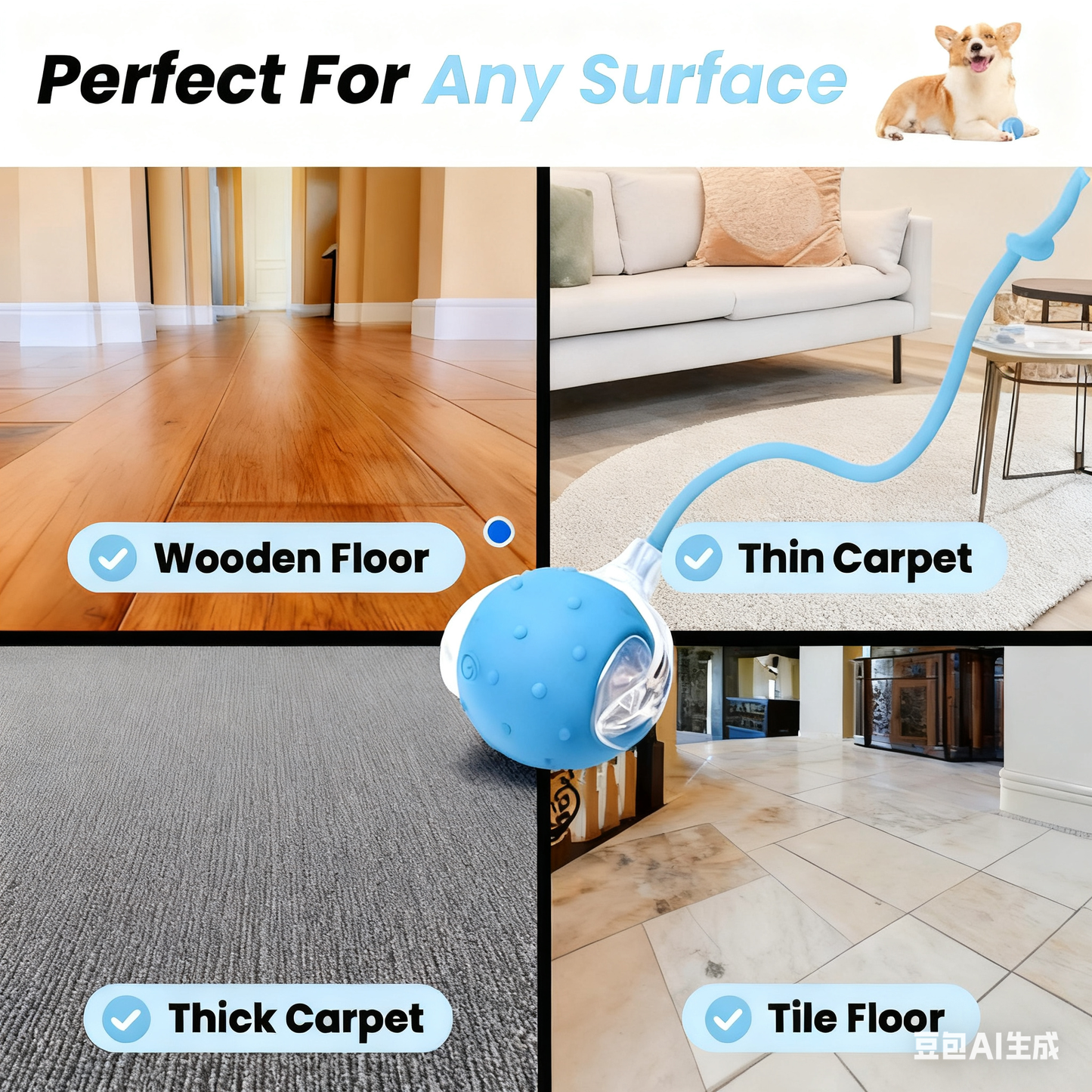 Interactive Pet Ball ✨