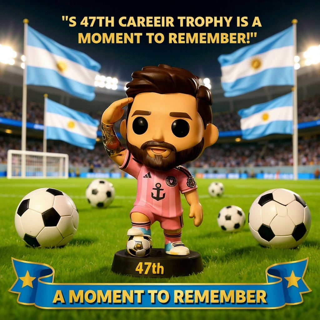 🔥 🐐 Messi 47th Trophy Collector Figure ✨️