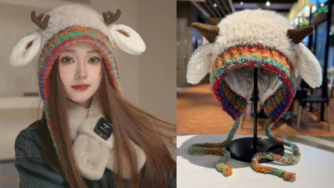 🏆Original Festive Christmas Antler Hat