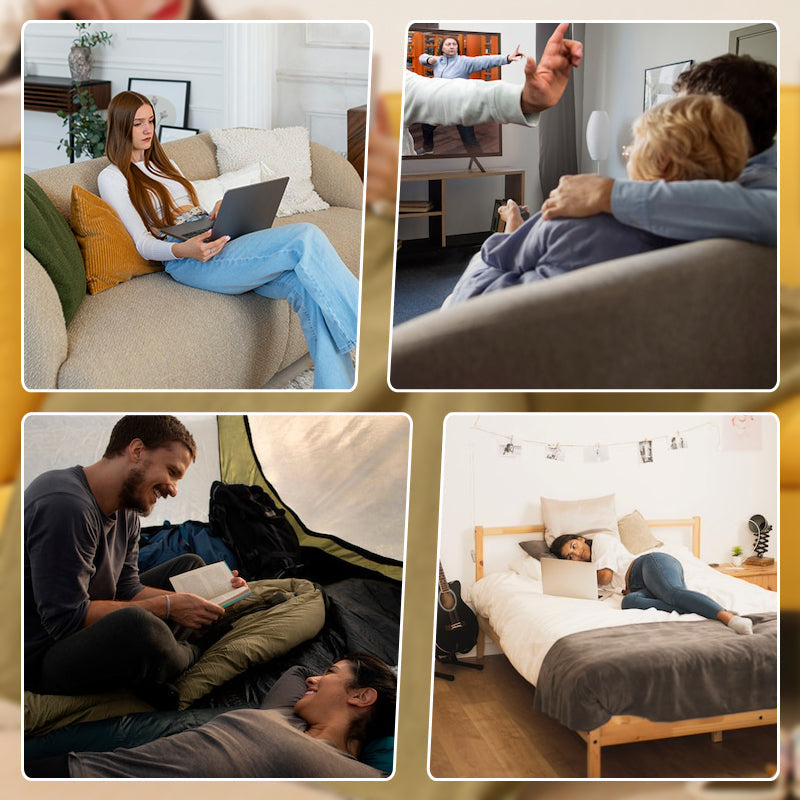 Portable Soft Zipper Electric Heated Blanket Shawl✨